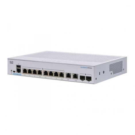 Switch PoE 8 cổng CISCO CBS350-8T-E-2G-EU