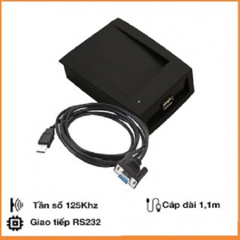 Đầu lấy ID thẻ cổng RS232/ USB proximity