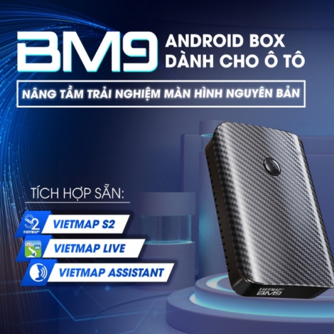 VIETMAP BM9 - Android box: biến màn hình theo xe thành màn hình android
