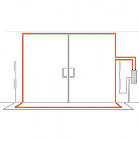 Cổng từ an ninh AM gắn khung cửa Eguard EG-6000C