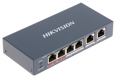 Switch POE 4 cổng Hikvision DS-3E0505HP-E