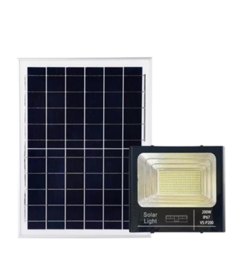 Đèn năng lượng mặt trời pha nhôm VS-P200 (200W)
