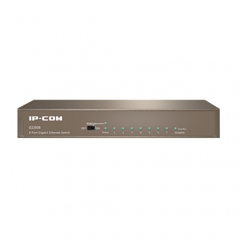 Thiết bị mạng HUB -SWITCH IPCOM UNMANAGED G1008