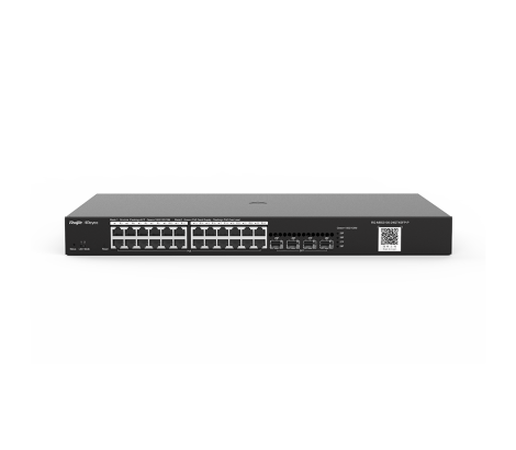 Switch mạng 28 cổng NBS3000 Layer 2 Rujie RG-NBS3100-24GT4SFP