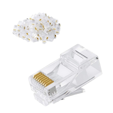 Hạt mạng AMP/COMMSCOPE Cat6 NK, RJ45 (100 Hạt/Túi)