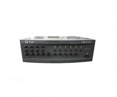 Mixer Amplifier 120W kèm bộ chọn 5 vùng loa TOA VM-2120 ER