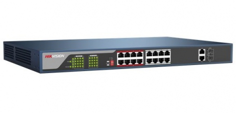 Switch Hikvision DS-3E0318P-E(C) - 16-Port PoE 100Mbps