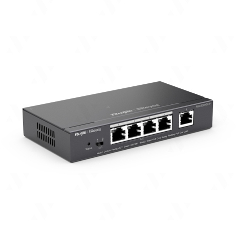 Switch Ruijie RG-ES205GC-P, 4-Port PoE 1000Mbps