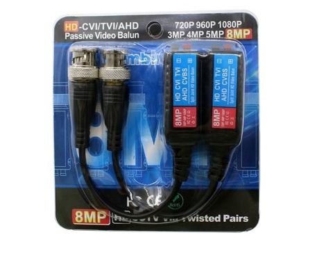 Video Balun Toruk hỗ trợ 1-8MP, có lẫy