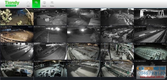 Hoàn thành hệ thống camera IP Tiandy cho Công ty TNHH Bê Tông Minh 