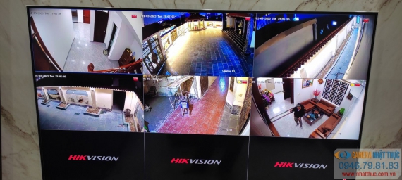 Hệ thống camera IP Hikvision cho gia đình Anh Trang Đằng Hải
